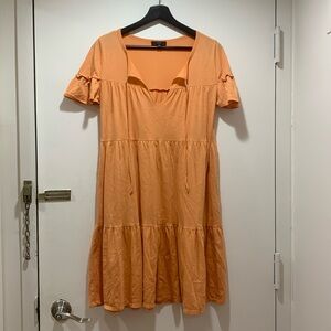 J.Crew size xs orange dress
